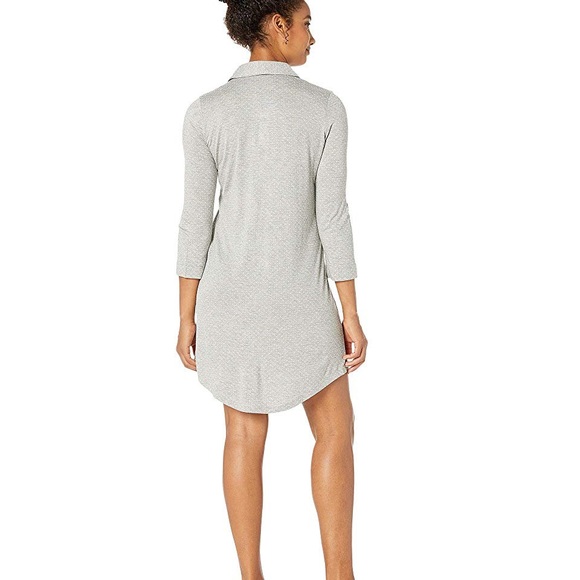 SOLD! 🤍 NWT Ralph Lauren Grey Dot Night Gown - Picture 3 of 6